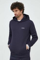Calvin Klein felső sötétkék, férfi, sima, kapucnis - sötétkék S