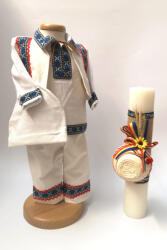 Magazin Traditional Set Traditional Botez Baiat - Costumas + Lumanare 4