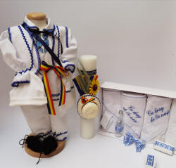 Magazin Traditional Set Traditional Botez - Costumas baietel Trusou Lumanare 4