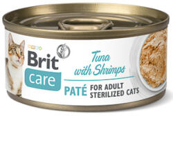 Brit Care Sterilized Paté tuna with shrimps 70 g