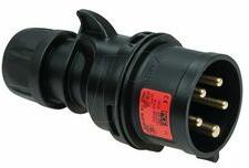 PCE Ipari dugvilla lengő 3P+N+E 32A 400V(50+60Hz) piros IP44 műanyag csavaros 6h-pozíció Midnight PCE - 025-6x (025-6x)