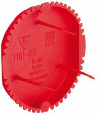 KAISER Szerelvénydoboz vakolófedél kerek 60mm-dobozátmérőhöz csavaros piros műanyag 60mm-átmérő KAISER - 1181-60 (1181-60)