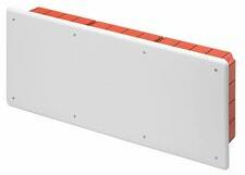 GEWISS Süllyesztett kötő-/szerelvénydoboz DIN-sínnel téglalap 516mm x 202mm x műanyag piros 48PT GEWISS - GW48010 (GW48010)