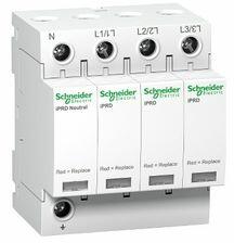 Schneider Túlfeszültség-levezető dugaszolható 3P+N T2 TN-S TT 400V/AC 20kA 8M Acti9 iQuick PRD Schneider - A9L20601 (A9L20601)