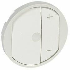 Legrand Céliane fedlap távvezérelhető fényerőszabályzóhoz kettős nyomógomb fényes fehér egyéb-jelölés műanyag LEGRAND - 068075 (068075)