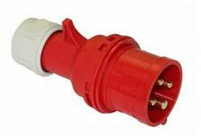 PCE Ipari dugvilla lengő 3P+E 32A 400V(50+60Hz) piros IP44 műanyag csavaros 6h-pozíció Shark PCE - 024-6 (024-6)