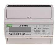 F&F Sorolható fogyasztásmérő 3F LCD MID impulzusadós 100A direkt elektronikus LE-03d F&F Filipowski (LE-03d)