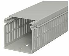 Obo-bettermann Perforált huzalozócsatorna 60mm x 60mm x 2000mm gránitszürke 12.5mm LK4 N 60060 OBO-BETTERMANN - 6178207 (6178207)