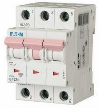 Eaton Kismegszakító 3P 2A C-jelleg 400V AC 10kA/60898 PL7-C2/3 EATON - 263404 (263404)