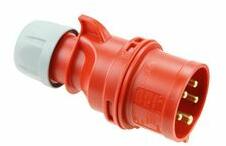 PCE Ipari dugvilla lengő 3P+N+E 16A 400V(50+60Hz) piros IP44 műanyag csavaros 6h-pozíció Shark PCE - 015-6 (015-6)