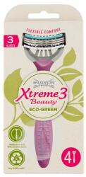 Wilkinson EXTREME3 Beauty ECO Green 4 db-os női eldobható borotva