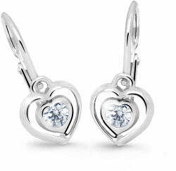 Cutie Jewellery Cercei inimioare pentru copii C2752-10-X-2 alb
