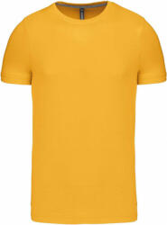 Kariban Férfi póló Kariban KA356 Rövid Ujjú Környakú póló -M, Yellow