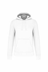 Kariban Férfi kapucnis pulóver Kariban KA4027 Men'S Eco-Friendly Hooded Sweatshirt -M, White