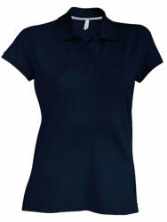 Kariban Női galléros póló Kariban KA242 Ladies' Short-Sleeved polo Shirt -L, Navy