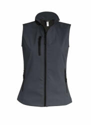 Kariban Női Kariban KA404 Ladies' Softshell Bodywarmer -L, Titanium
