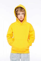 Kariban Gyerek kapucnis pulóver Kariban KA477 Kids’ Hooded Sweatshirt -8/10, Yellow