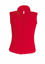 Kariban Női Kariban KA906 Melodie - Ladies' Micro Fleece Gilet -2XL, Red