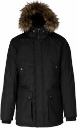 Kariban Férfi kabát Kariban KA621 Winter parka -XL, Black