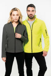 Kariban Férfi kabát Kariban KA401 Softshell Jacket -3XL, Bottle Green