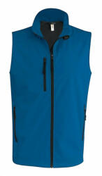 Kariban Férfi Softshell Kariban KA403 Men'S Softshell Bodywarmer -3XL, Aqua Blue