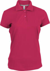 Kariban Női galléros póló Kariban KA242 Ladies' Short-Sleeved polo Shirt -L, Fuchsia