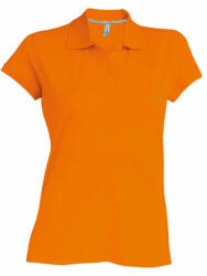 Kariban Női galléros póló Kariban KA242 Ladies' Short-Sleeved polo Shirt -S, Orange