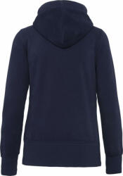 Kariban Női kapucnis pulóver Kariban KV2307 Ladies' vintage Zipped Hooded Sweatshirt -L, Vintage Navy