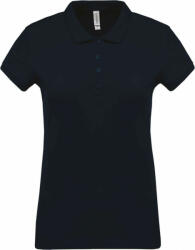 Kariban Női galléros póló Kariban KA255 Ladies’ Short-Sleeved piqué polo Shirt -XS, Navy