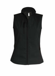 Kariban Női Kariban KA404 Ladies' Softshell Bodywarmer -L, Black