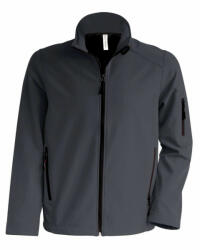 Kariban Férfi kabát Kariban KA401 Softshell Jacket -4XL, Marl Grey