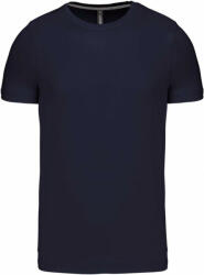Kariban Férfi póló Kariban KA356 Rövid Ujjú Környakú póló -4XL, Navy