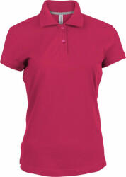 Kariban Női galléros póló Kariban KA242 Ladies' Short-Sleeved polo Shirt -M, Fuchsia