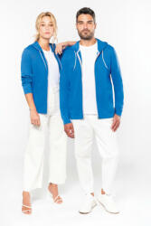 Kariban Uniszex Kariban KA438 Könnyű pamut Kapucnis pulóver -XS, Light Royal Blue