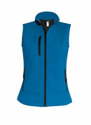 Kariban Női Kariban KA404 Ladies' Softshell Bodywarmer -M, Aqua Blue