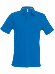 Kariban Férfi galléros póló Kariban KA241 Men'S Short-Sleeved polo Shirt -4XL, Light Royal Blue