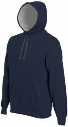 Kariban Uniszex kapucnis pulóver Kariban KA443 Hooded Sweatshirt -L, Dark Grey