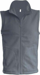 Kariban Férfi Kariban KA913 Luca - Men'S Micro Fleece Gilet -3XL, Dark Grey