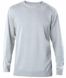Kariban Férfi pulóver Kariban KA967 Men'S Crew neck Jumper -XL, Grey Melange