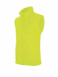 Kariban Férfi Kariban KA913 Luca - Men'S Micro Fleece Gilet -3XL, Fluorescent Yellow