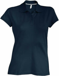 Kariban Női galléros póló Kariban KA242 Ladies' Short-Sleeved polo Shirt -M, Dark Grey