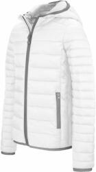 Kariban Férfi kabát Kariban KA6110 Men'S Lightweight Hooded padded Jacket -M, White