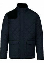 Kariban Férfi kabát Kariban KA6126 Men'S Quilted Jacket -4XL, Navy/Black