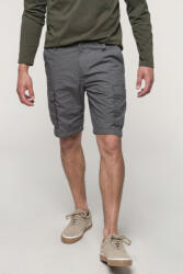 Kariban Férfi rövid nadrág Kariban KA755 Men'S Lightweight Multipocket Bermuda Shorts -40, Light Charcoal