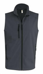 Kariban Férfi Softshell Kariban KA403 Men'S Softshell Bodywarmer -4XL, Marl Grey