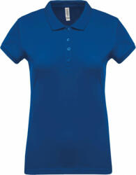 Kariban Női galléros póló Kariban KA255 Ladies’ Short-Sleeved piqué polo Shirt -3XL, Light Royal Blue