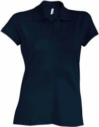 Kariban Női galléros póló Kariban KA240 Brooke - Ladies' Short-Sleeved polo Shirt -2XL, Navy