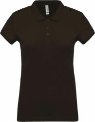 Kariban Női galléros póló Kariban KA255 Ladies’ Short-Sleeved piqué polo Shirt -S, Dark Grey