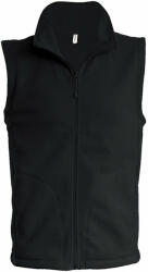 Kariban Férfi Kariban KA913 Luca - Men'S Micro Fleece Gilet -XL, Black