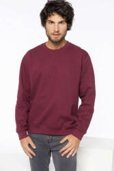 Kariban Uniszex pulóver Kariban KA474 Crew neck Sweatshirt -XS, Wine